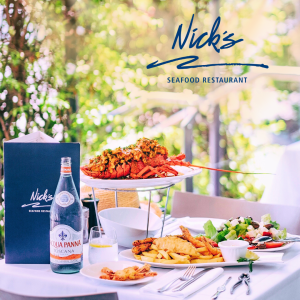 An iconic landmark on the Cockle Bay Promenade, Nick’s Seafood Restaurant in Darling Harbour is celebrated for its ‘Sea to Plate’ philosophy.
