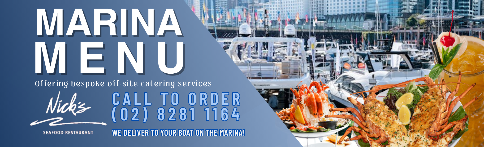 Nick's Marina Menu